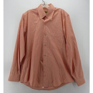 VINTAGE Paul Stuart Shirt Medium Button Down Gingham Plaid Italy